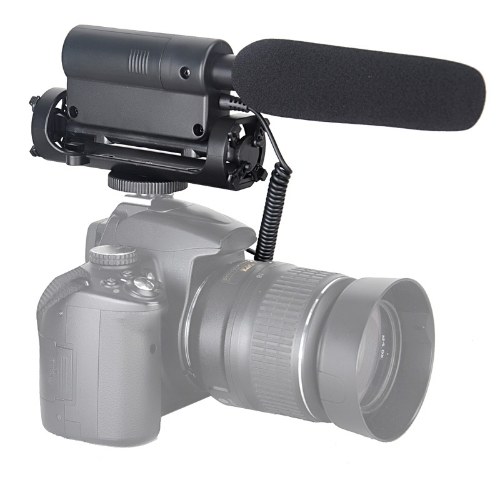 Microphone condensateur photographie Interview enregistrement pour Canon Nikon appareil photo reflex numérique DV SGC-598