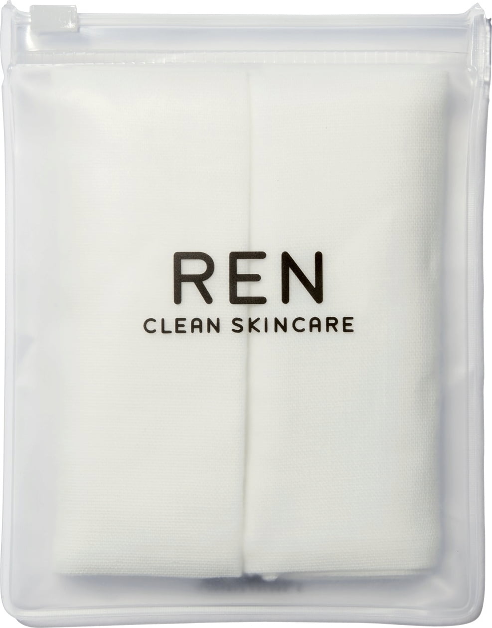 REN Clean Skincare Unbleached Muslin Cloths Zip-Lock Pouch