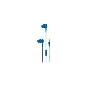 Boompods Earpods - Ohrhörer mit Mikrofon - im Ohr - 3,5 mm Stecker - Geräuschisolierung - Soft Touch Blue