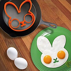moule à oeufs créatif dessin animé lapin en silicone crêpes omelette dispositif oeuf outil cuisine bricolage créatif oeuf au plat moule