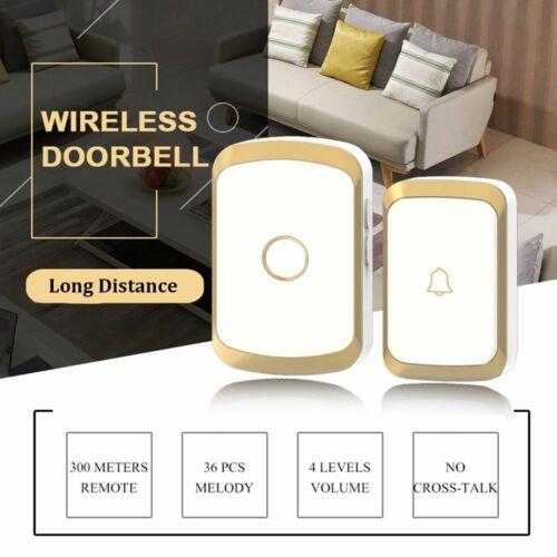 wireless smart wifi door bell ir video visual camera intercom home security kit
