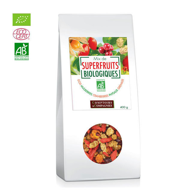 Mix Superfruits bio Goji, cranberries, mulberries 400g