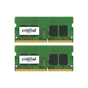 Crucial - DDR4 - 16 GB: 2 x 8 GB - SO DIMM 260-PIN - 2400 MHz / PC4-19200 - CL17 - 1.2 V - ungepuffert - non-ECC