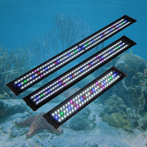 30cm 45cm super slim led waterproof aquarium light full spectrum for freshwater fish tank plant marine lamp aquatic decor