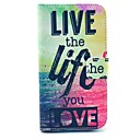 Live Life Sea Design PU Leather Full Body Case with Stand for Samsung Galaxy S3 I9300