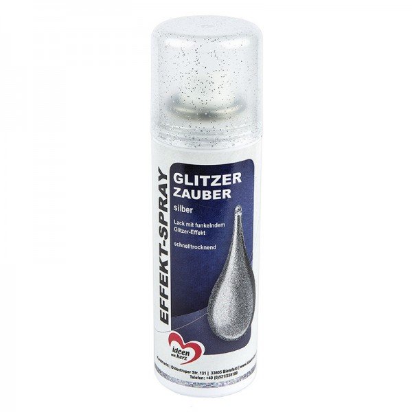 Effekt-Spray Glitzer-Zauber, silber, 125ml