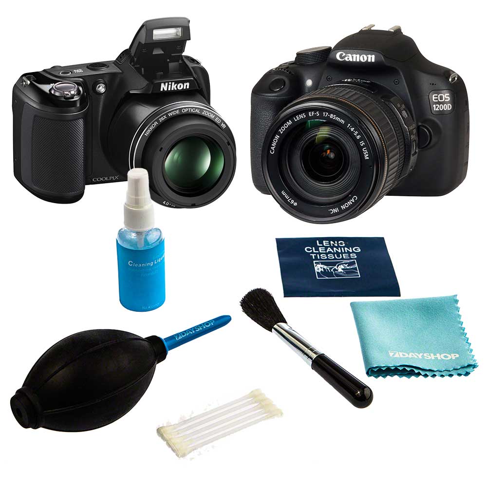 7dayshop 6 Piece Camera, Lens and LCD Cleaning Kit for Canon and Nikon DSLR and SLR etc