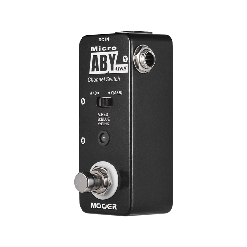 MOOER ABY MKII Channel Switch Pédale d'effet guitare True Bypass Full Metal Shell