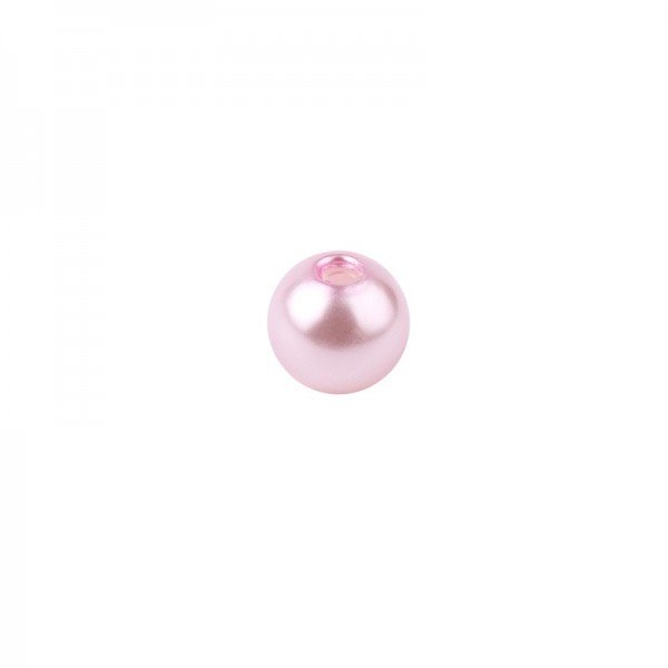 Perlmutt-Perlen, Ø4 mm, 200 Stück, pastell-rosa