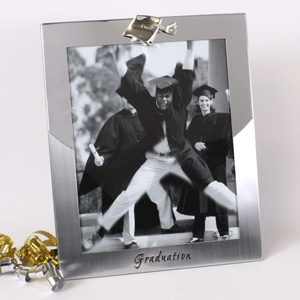 Silver Plated 8 x 10 Graduation Frame