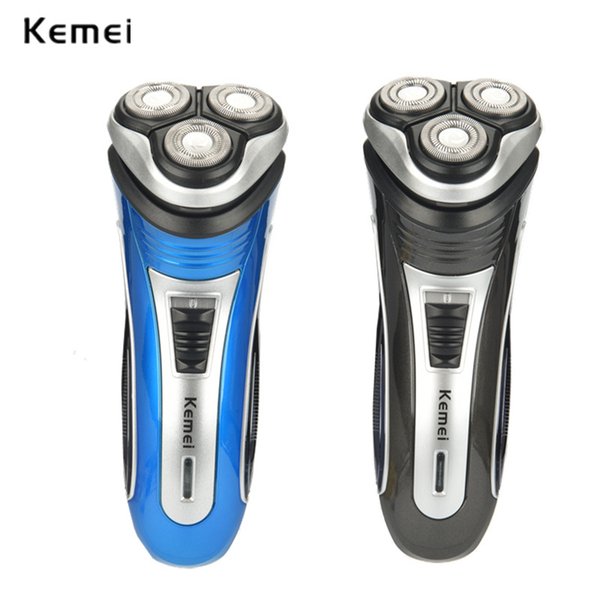 Kemei Brand Electric Shaver 3D Floating Cutter Head 220-240V Rechargeable Wireless MenS Shaver Facial Hair Cleaning Tool 45D