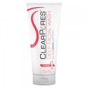 ClearPores Deep Facial Wash - Oil-Free Soothing Cleanser - 170ml Topical Skin Application