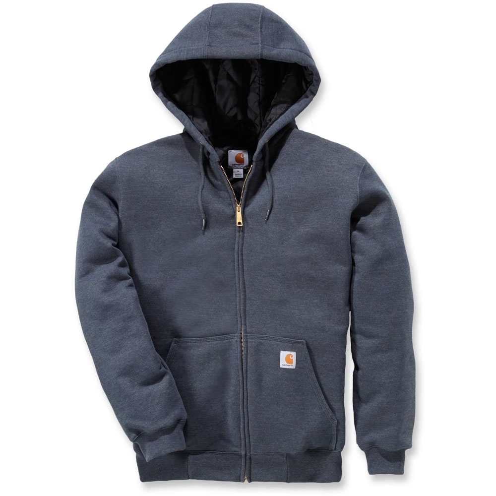 Carhartt Mens 3-Season Water Repellant Zip Hooded Sweatshirt Top XL - Chest 46-48' (117-122cm)