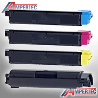 4 Ampertec Toner XL für Kyocera TK-580K C M Y  4-farbig