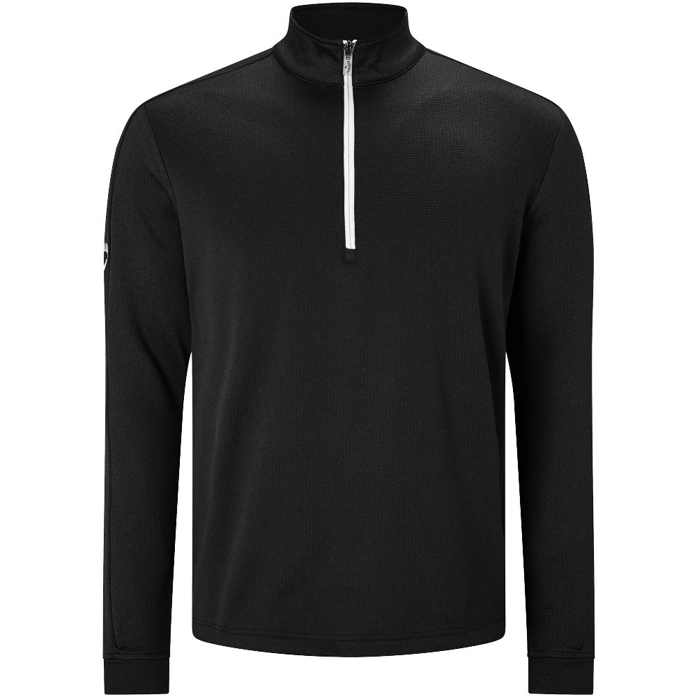 Callaway Mens Stretch 1/4 Zip Thermal Waffle Pullover Sweater Jumper M- Chest Size 42'-44'