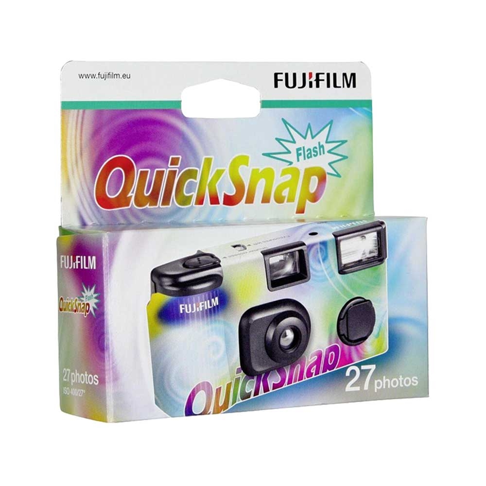 Fujifilm QuickSnap disposable Single Use Flash Camera with 27 Exposures - Colour version