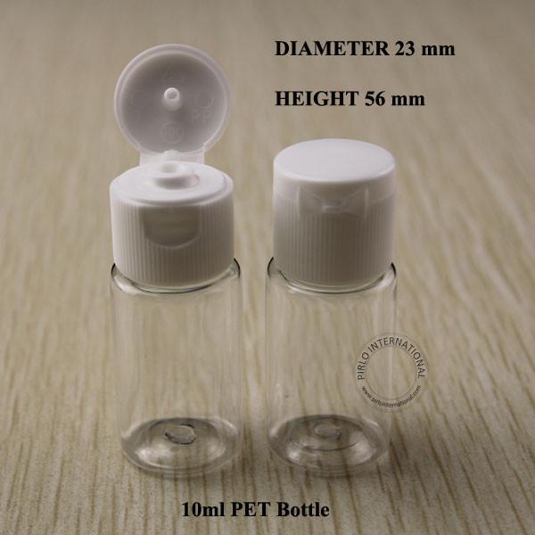 Free Shipping 10ml Empty Plastic PET Bottle With Lid For Small Travel Shampoo Lotion Bottles Containers Tubes Jars Set 20pcs/lot