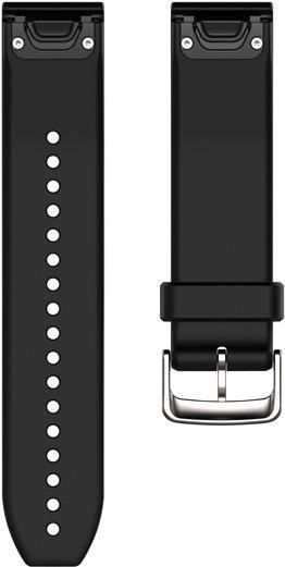 Garmin QuickFit - Uhrarmband - Schwarz, Silber - für Approach S60, fenix 5, 5 Sapphire, Forerunner 935, quatix 5, 5 Saphir
