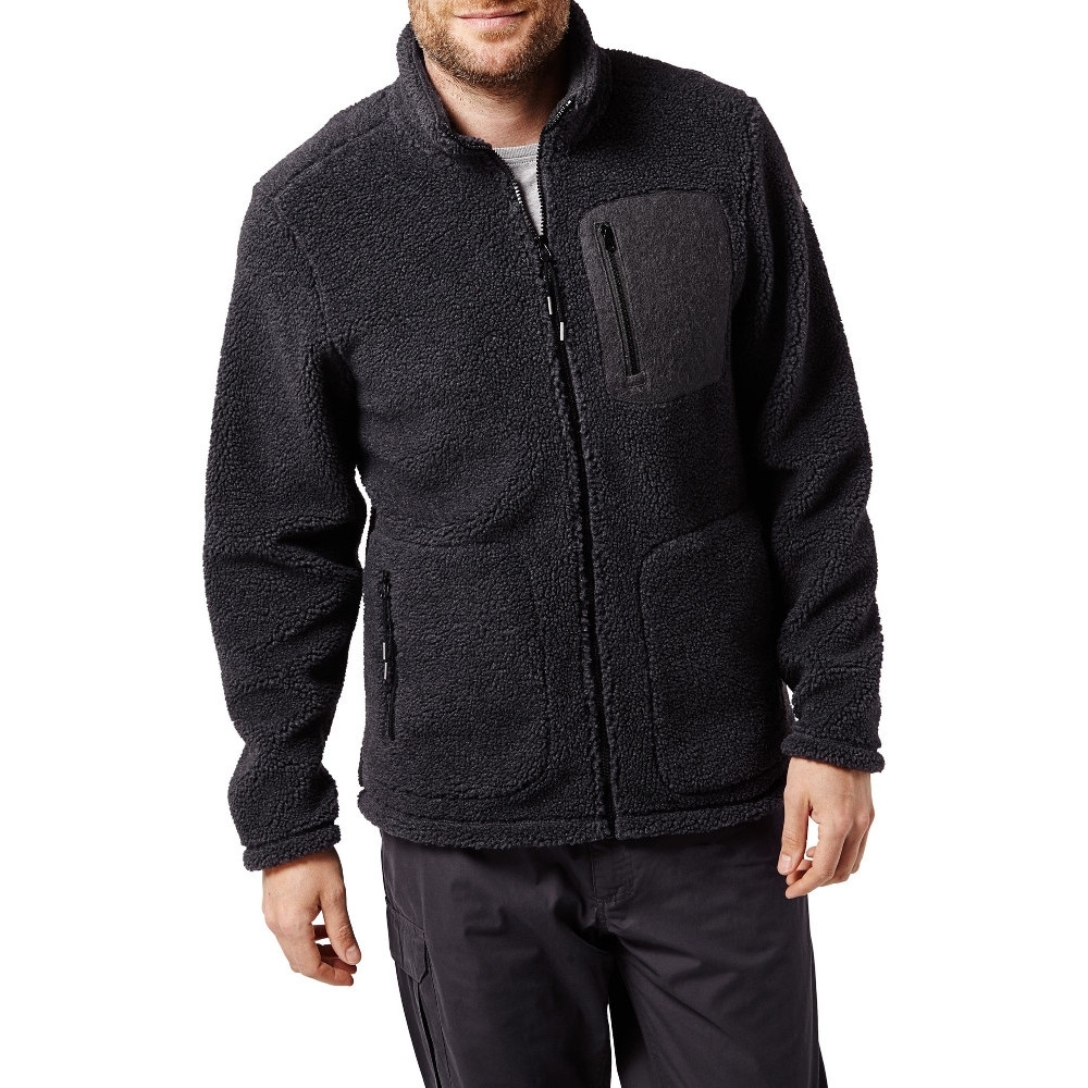Craghoppers Mens Edvin Polyester Full Length Zip Fleece Jacket Top XL - Chest 44' (112cm)
