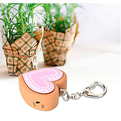Sweet Heart Smiley Face chain Keychains Personal Alarm Personal Protective Equipment Emergency Alarm Women Kawaii Travel Accessories for Emergency Anti Lost Reminder Convenient ABSPC 1 pc Pink Blue