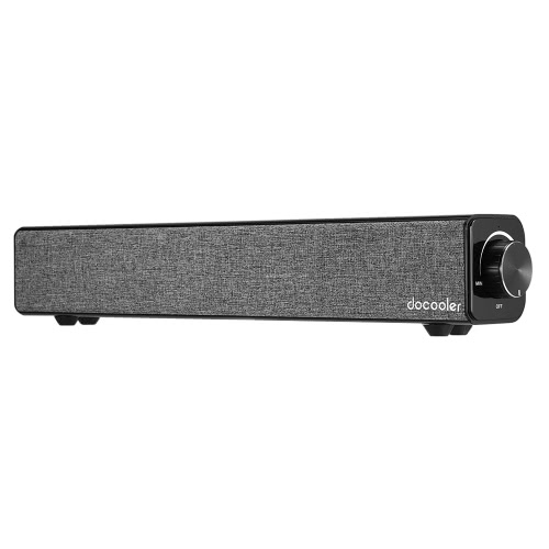 Docooler BT 4.0 Speakers 4400mAh Built-in Battery Deep Bass AUX-IN Black
