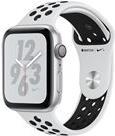 Apple Watch Nike+ Series 4 (GPS) - 40 mm - Aluminium, Silber - intelligente Uhr mit Nike Sportband - Flouroelastomer - pures Platin/schwarz - Bandgröße 130-200 mm - Anzeige 4 cm (1.57