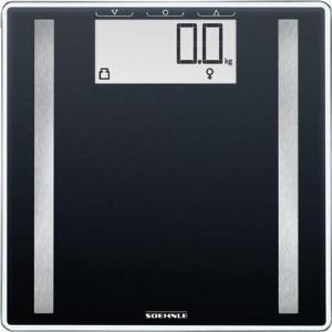 Soehnle Scale Shape Sense Control 100 Elektronische Personenwaage Quadratisch Schwarz (63857)