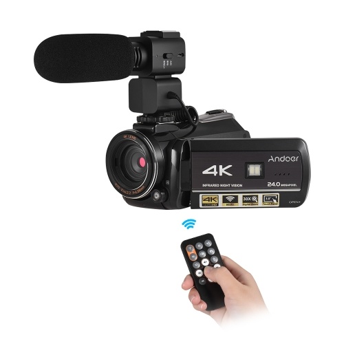 Andoer AC3 4K UHD 24MP Digital Video Camera Camcorder