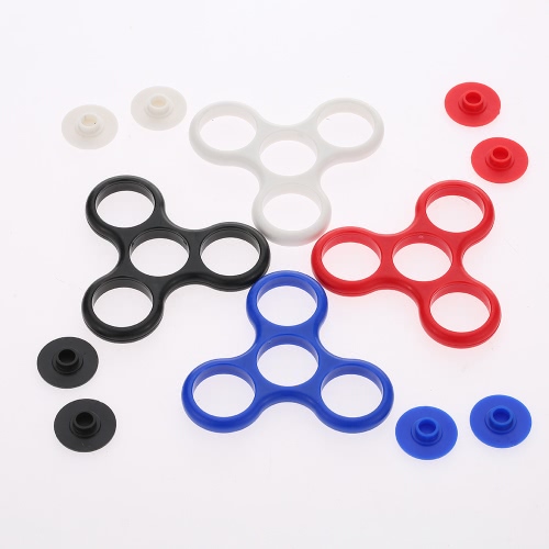 Cadre avec deux boutons Caps Couvre pour Mini Doigt Tri-Spinner Fidget Toy EDC main Desktoy Concentrer Stress Relief Anxiété Accessoires Set 608