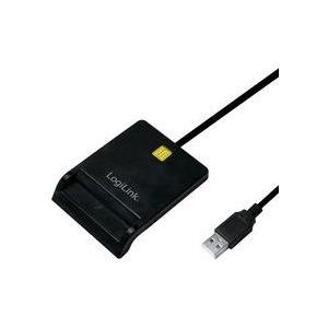 Logilink - SmartCard-Leser (Tracks 1, 2, 3 & 4) - USB - glänzend schwarz (CR0037)