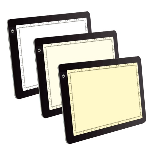 A4 LED Light Copy Board Einstellbar 3 Lichtfarben zu schützen Augen Digital Drawing Tablet Grafik