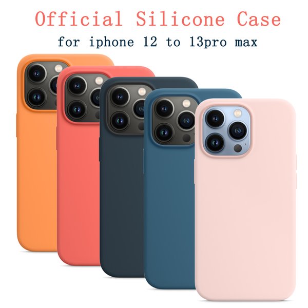 Original Silicone Case For iPhone 13 12 11 Pro Max X XS XR 8 7 6 6s Plus Phone Cover For iphone xs max With Retail Box