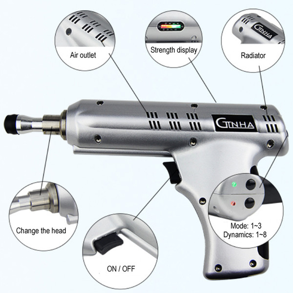 2020 Smart Impulse Digital Adjustable Intensity Medical Therapy Chiropractic Adjusting Instrument \Activator \ Electric Correction Gun