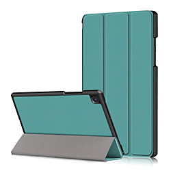 Case For Samsung Galaxy Tab S6 Lite (SM-P610 615) Shockproof Flip Full Body Cases Solid Colored PU Leather  PC