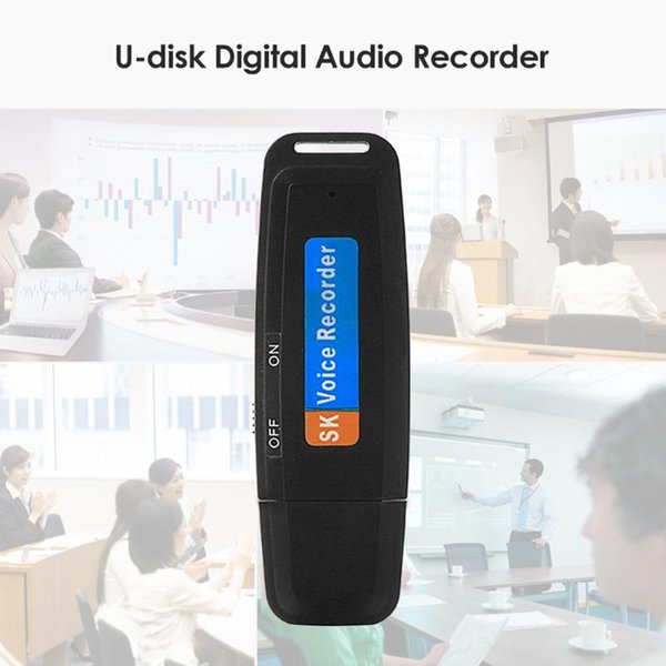 Digital Voice Recorder Portable U Disk Audio TF Card USB Dictaphone Flash Drive Long Distance Recording MP3 Player