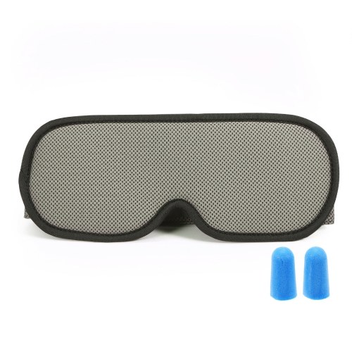Masque pour les yeux de sommeil Coupe profilée 3D Masque de sommeil Concave Moulé Masque de sommeil de nuit Confort doux Couverture pour les yeux Voyage Maison Yoga