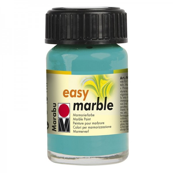 Marmorierfarbe, Marabu easy marble, 15 ml, aquagrün