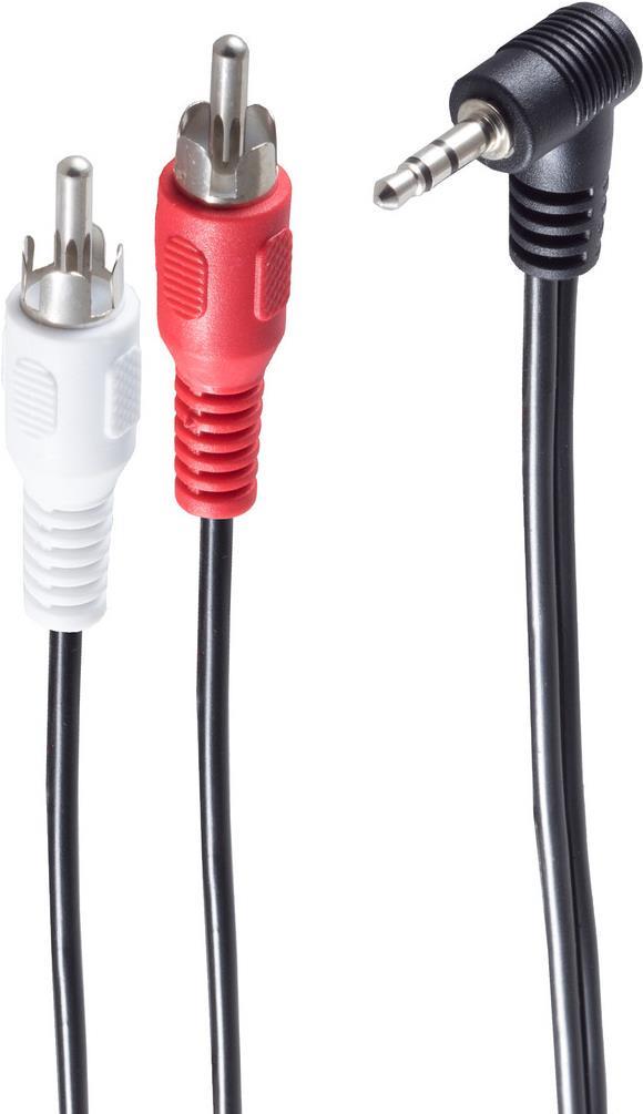 shiverpeaks BS30842 Audio-Kabel 1,5 m 3.5mm 2 x RCA Schwarz (BS30842)