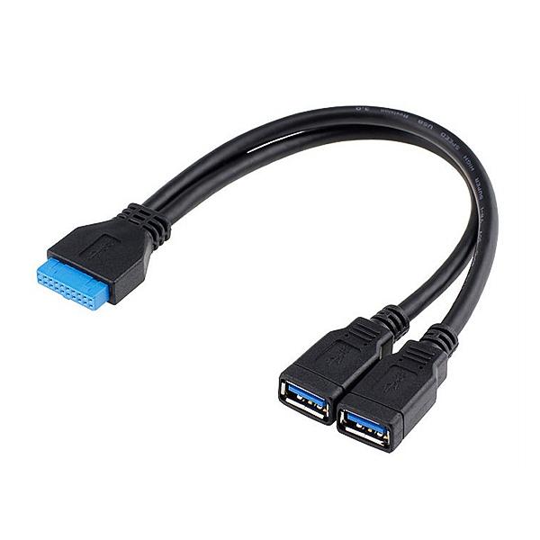 USB 3.0 20-Pin-Header USB 3.0 Typ-A Kurzes Kabel