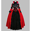 Déguisement Halloween Femme Le petit Chaperon rouge Victorienne Renaissance 18ème siècle Robe Costume de Cosplay Bal Masqué Noël Halloween Carnaval Satin Rouge Costumes Carnaval / Personnalisée