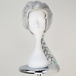 Princess Fairytale Elsa Cosplay Wigs Women's Braid 60CM Heat Resistant Fiber Silver Blonde Anime Wig / Princess Lolita Lightinthebox