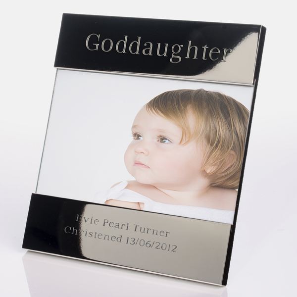 Engraved Goddaughter Photo Frame
