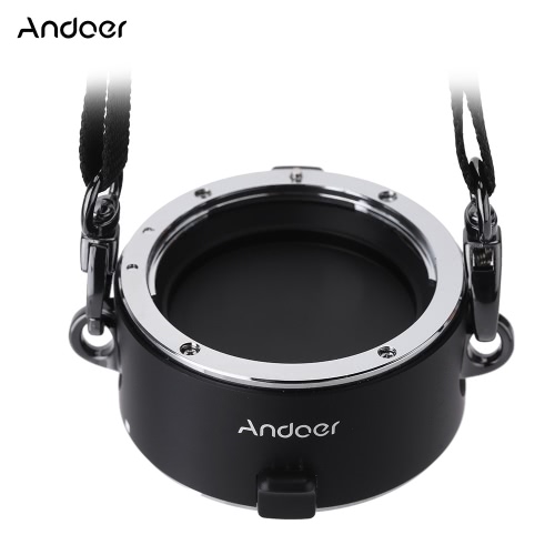 Andoer Stand-by Helper Quick Changing Tool Fast Lens Changing Equipment Lens Double Dual Lens Holder with Strap Lanyard for Canon Sigma Tamron Zeiss Tokina EF/EF-S Mount Lens