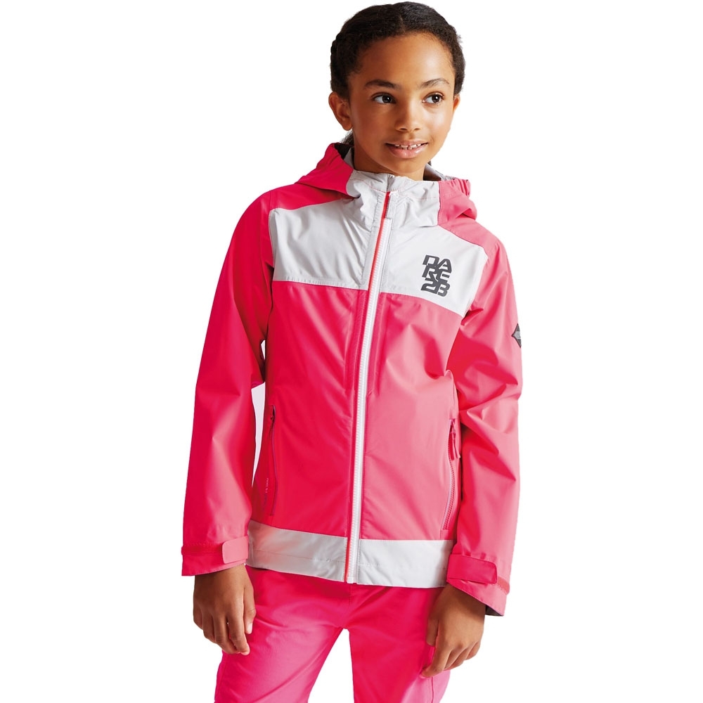 Dare 2b Boys & Girls Renounce Light Water Repellent Hooded Coat Jacket 14/15 years - Chest 32' (163cm)