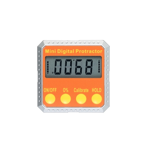 Mini medidor de nivel de transportador digital / medidor de bisel / medidor de ángulo / buscador de ángulo con imanes integrados