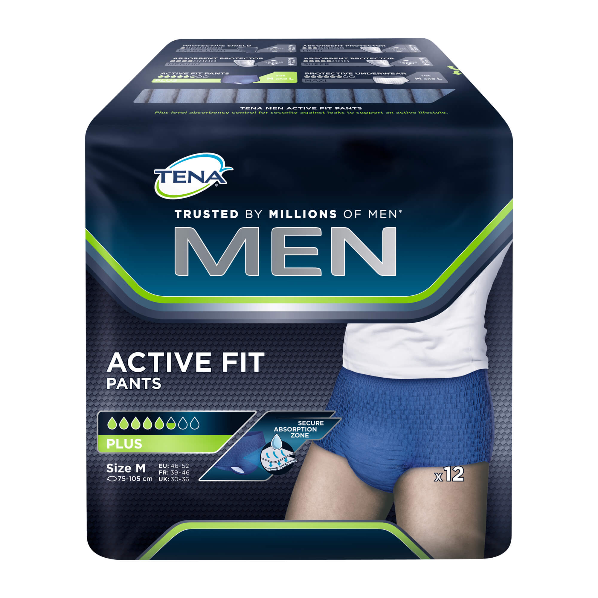 Tena Men Active Fit Pants Plus Gr. M