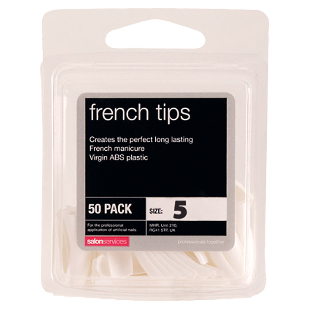 salon services french tips size 5 pack of 50