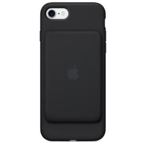 Apple Smart - Batteriefach hintere Abdeckung für Mobiltelefon - Silikon, Elastomer - Schwarz - für iPhone 7