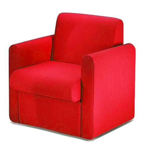 Ravel Armchair Reception Chair Red