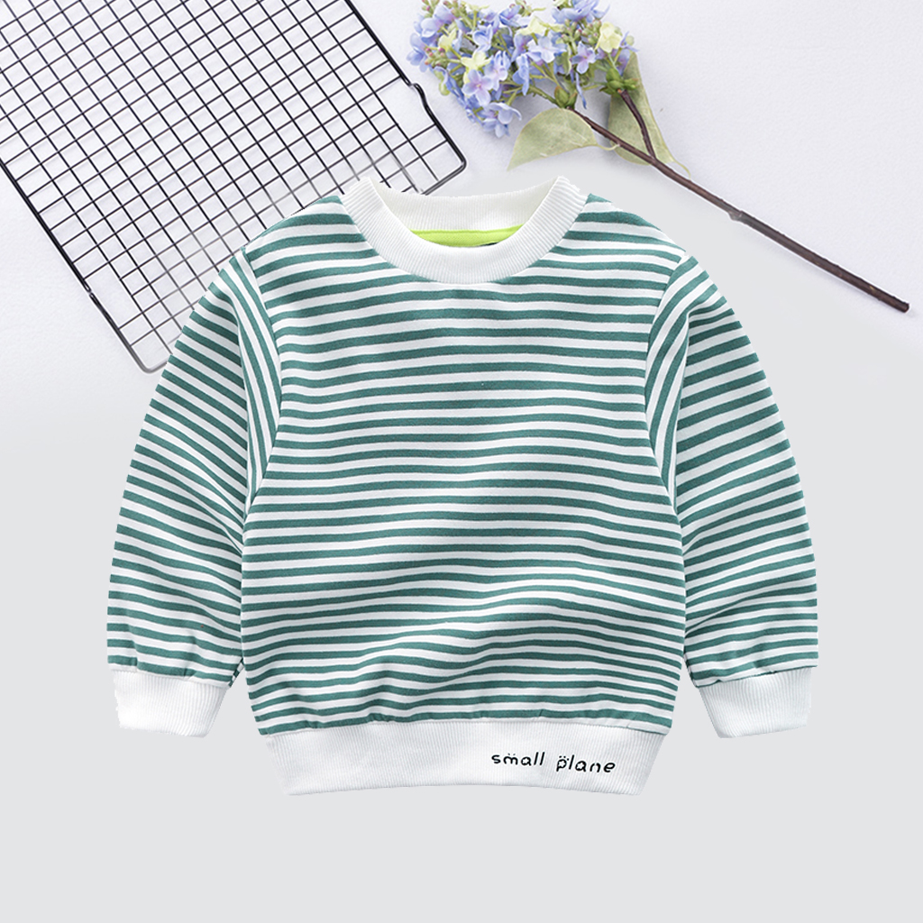 Baby/Toddler Boy's Striped Long-sleeve Pullover